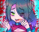SNSアイコン！ネオンカラー風イラスト描きます アイコンサイズ正方形のイラストを描きます！ イメージ6
