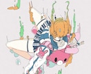 商用可能！ポップでオシャレなイラスト描きます オシャレで目を引くイラストをグッズやMV、CDジャケット等に イメージ2