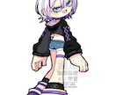 商用可◎目を引くカートゥーンイラスト描きます SNSや配信で目を引くポップなイラスト制作！ イメージ3