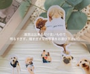世界に一つだけ！オリジナルフレークシール作ります お写真を送るだけ！大切なご家族がシールになっていつも側に。 イメージ2