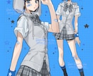 厚塗り・水彩系SNSアイコン、1枚絵お描きします かわいい・かっこいい系、闇・病み系の人間を描くのが得意です！ イメージ3