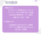 貴方の雰囲気を捉えたロゴ制作します スピード対応、商用利用可能、高クオリティなロゴをお探しの方へ イメージ5