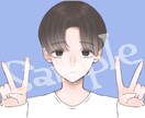 SNS用アイコン制作します 単色背景のシンプルなイラストを描きます!! イメージ4