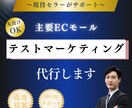 テストマーケティング＆データ分析をサポートします 現役セラーが多店舗マーケティングを徹底サポート イメージ1