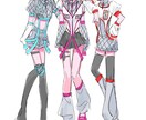 あなただけの特別な衣装デザインをします きゅるきゅるかわいいも一癖ある衣装もおまかせ！！ イメージ2