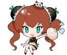 プニッ！愛嬌◎なかわいい2頭身キャラを描きます かわいい2頭身ミニキャラをお届けします♪ イメージ2