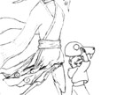 ペン画イラストを提供します ボールペンで描く独創的な世界観を描きます イメージ2