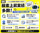 今あるHPにAI自動ブログ機能を追加します SEO検索上位多数！リサーチから投稿まで自動化できます イメージ6