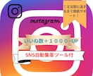 インスタのいいねが増えるよう拡散します 【早期納品】SNS無料自動集客ツール付き！ イメージ1