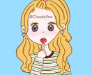 SNSで使える！女性向け＊可愛いアイコン作ります 依頼者それぞれのイメージに沿って色んなジャンルの子を描きます イメージ2