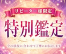 リピーター様専用✨今の状況に合わせ特別鑑定行います ✨以前の鑑定結果をもとに変化や心の流れを霊視しお伝えします イメージ1