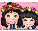 記念やプレゼントに最適！かわいい似顔絵お描きします “似顔絵検定1級取得” の似顔絵師が心を込めて制作します！ イメージ3