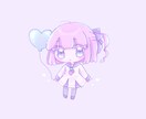 SDイラスト♡キラキラ可愛いミニキャラ描きます とにかく"カワイイ"が好きな方へ！SNSアイコン、グッズ等◎ イメージ6