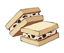 シンプルでおいしそうなお菓子のイラスト作成します ブログ、ゲームのアイテムアイコン、バナーの素材にぴったり！ イメージ3