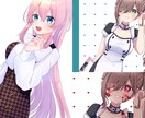 多用途イラストお描きします 1枚絵.グッズ.オリジナル.立ち絵.動画用サムネイルなど イメージ3