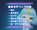 初心者歓迎！ミニキャラモデル一括制作します イラスト制作からLive2Dモデリングまで対応。 イメージ4