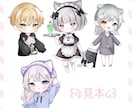 SNSアイコンなど、可愛い系のミニキャラ描きます イラスト作成致します！最短１日から3日ご依頼お待ちしてます イメージ10