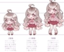 ミニキャラ(SDキャラ)イラスト制作承ります 商用・二次利用OK！これから配信・動画投稿を始める方にも！ イメージ2