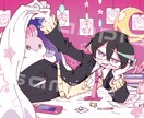 SNSアイコンお描きします デフォルメ調のポップで可愛いアイコン イメージ3