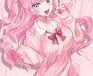 綺麗かわいい一枚絵を制作いたします 表紙イラスト、SNS用、グッズ、サムネイルにもおすすめです! イメージ3