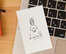 デジタル×手書きの個性派ロゴを作成します シンプルだけど唯一無二のオシャレロゴ イメージ9