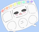 物などをミニキャラクターにして描かせていただきます 可愛いさのあるようにさせていただきます！ イメージ2