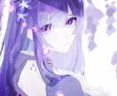 一枚絵イラストをかきます きれいめ透明感のあるイラストです イメージ1