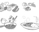 レシピイラスト描きます あなたのレシピをかわいいイラストでわかりやすく魅せます イメージ2