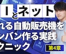 AIとネットで権利収入を構築する方法教えます 未経験でも安全に収入を得られる在宅副業プログラム動画4部作 イメージ4