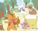 企業実績有⭐︎受賞あり絵本作家が挿絵をお描きします 商用利用OK！/雑誌挿絵、絵本、漫画、教材、webデザイン イメージ5