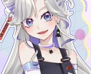 ラフ修正無制限！イラスト・ヘッダーなど作成します キラキラポップなイラストを描きます！お気軽にご相談ください！ イメージ2