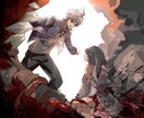 キャラクターイラスト（キャラクター2体）承ります 観賞用、壁紙用など、高い品質保証、キャラクターイラスト一枚！ イメージ4