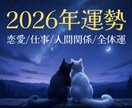 2026年運勢✨即日ボリューム鑑定✨全体運占います 12枚展開❣️恋愛|仕事|人間関係|全体運丁寧な寄り添い鑑定 イメージ1