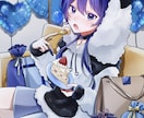 IRIAM返礼品の1枚絵お描きします 透明感と鮮やかな1枚絵で素敵な思い出を！ イメージ3