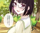 一枚絵やキャラクターデザインなど制作致します 同人誌制作の経験を活かしたクオリティのイラストをお届けします イメージ1