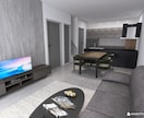 20枚まで変更無料！住宅の3Dパースを制作します 家具の位置変更、カラー変更等による比較検討をしたい方へ イメージ3