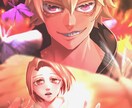 動画やサムネ・配信に使えるイラスト描きます アニメ調からリアルタッチまで！ イメージ4