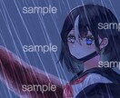 儚げで可愛い女の子イラスト描きます キラキラで儚い女の子のSNSアイコンやイラストを作成します イメージ4