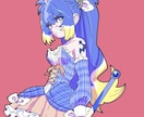 少年漫画風のイラストを描きます 商用利用料金無し☆モノクロからカラーまでお受けいたします！ イメージ1