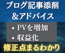 ブログアフィリエイト記事を添削します ブログ初心者・成果が出ていない人の記事添削と今後のアドバイス イメージ1