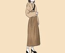 スタイリッシュな全身アイコン作成致します あなたの雰囲気に合わせた私服コーデのイラストを作成します！ イメージ2