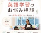 お試し価格｜あなたの学習プラン作成します 英語指導20年・2,000人以上の実績！英語講師が学習診断 イメージ1