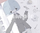 不思議かわいいイラスト描きます ちょっぴりダークで可愛いイラストを提供します ♥ˊ˗ イメージ5