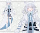 高品質なLive2Dモデルを制作いたします イラストからモデリングまで全てサポート！ イメージ2