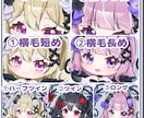 限定価格中！最短翌日！ゴスロリイラストお描きします スタンプ、サムネイル、グッズにおすすめ！愛されミニキャラ♡ イメージ3