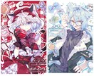 可愛くてキラキラしたイラストを描きます 背景に可愛いステッカーを使用した1枚絵をお描きします♡ イメージ2