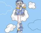 可愛いイラストお描きします ポップで柔らかい絵柄であなたのためのイラストを。 イメージ1