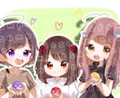 SNS用のアイコンなどを描かせていただきます SNSで使用できるアイコン（夢絵可）を描かせていただきます！ イメージ3
