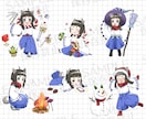 ご希望のイラスト作成いたします 人物絵、花や小物/キャラクターデザイン、衣装デザイン可 イメージ7