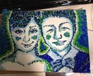 元デザイナーが手書きでウェルカムボード描きます 点々を施したウェルカムボードです イメージ2